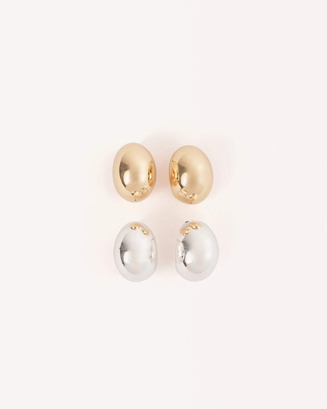 ELENA EARRINGS 2 PACK - GOLD PLATED 18K-STERLING SILVER