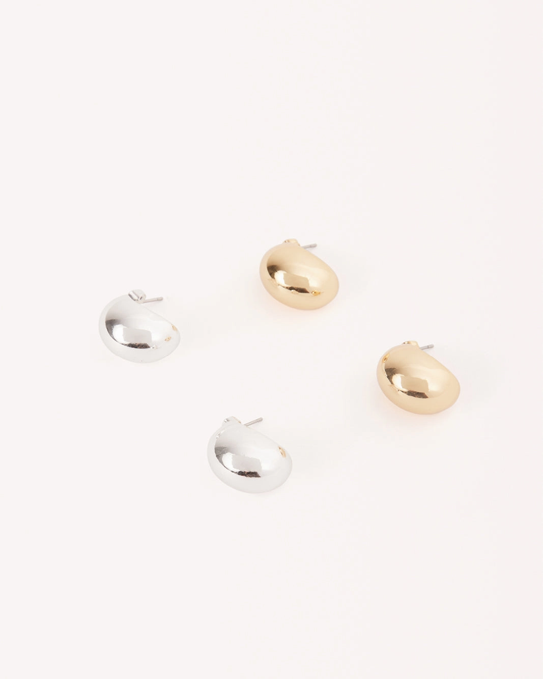 ELENA EARRINGS 2 PACK - GOLD PLATED 18K-STERLING SILVER