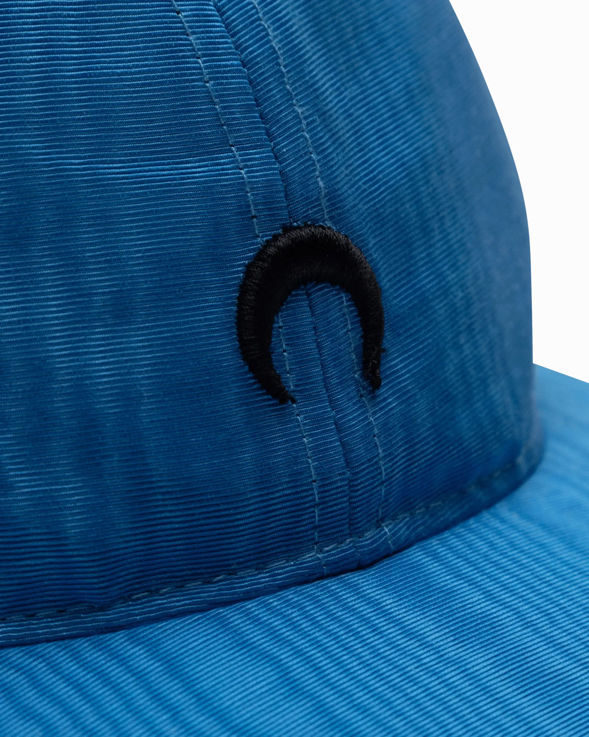 Embroidered Moiré Cap
