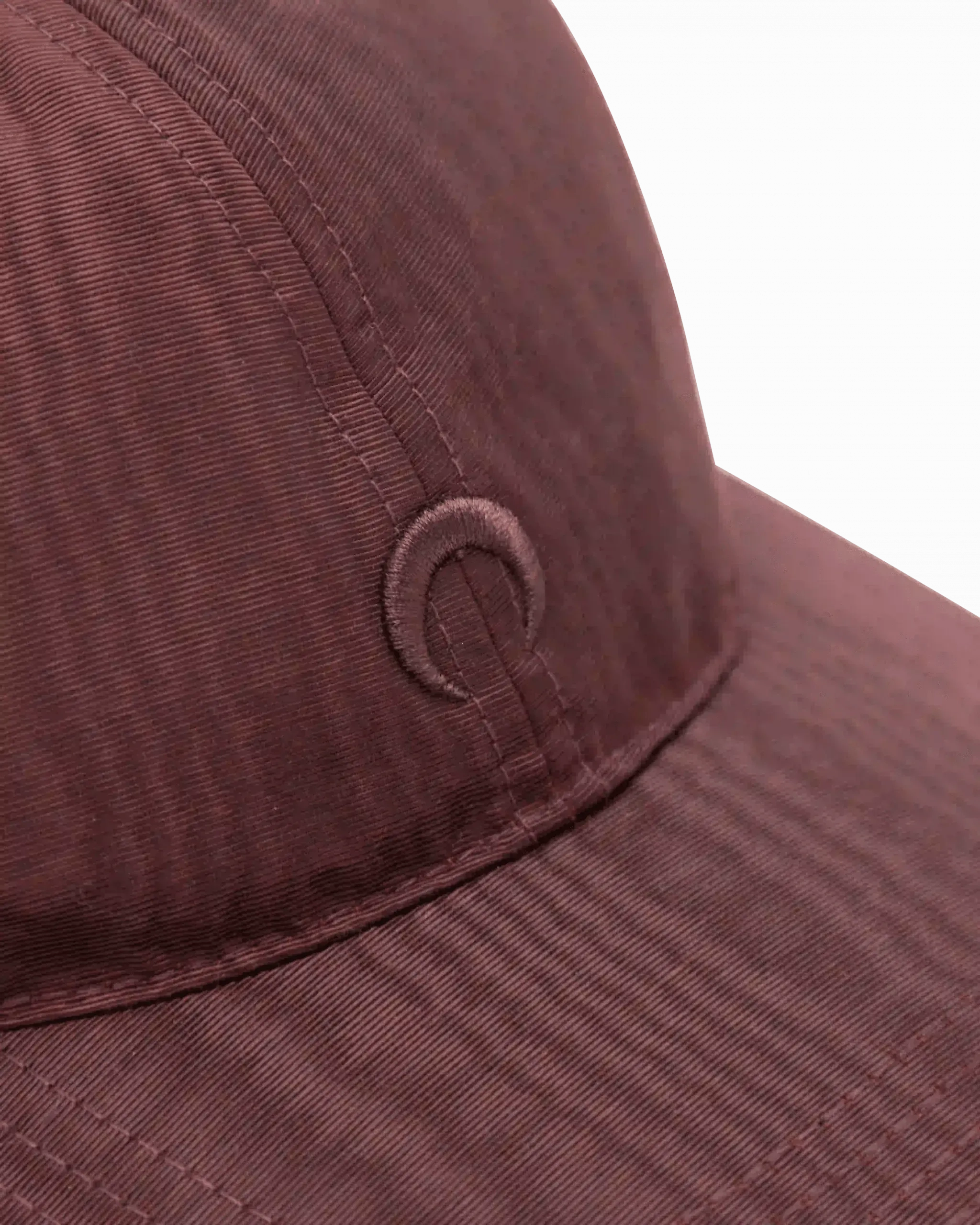 Embroidered Moiré Cap