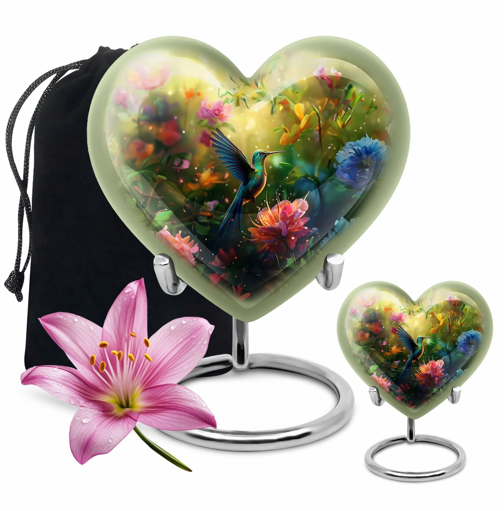 Eternal Serenity Hummingbird - Aesthetic Cremation Urn