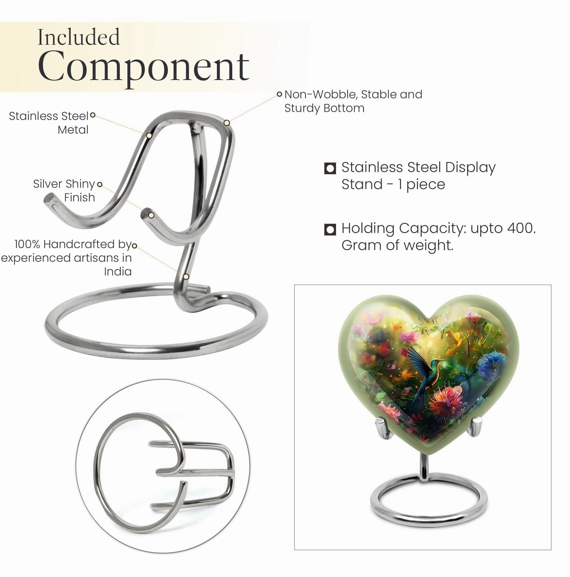 Eternal Serenity Hummingbird - Aesthetic Cremation Urn