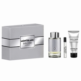 Explorer Platinum by Mont Blanc 100ml EDP 3pc Gift Set
