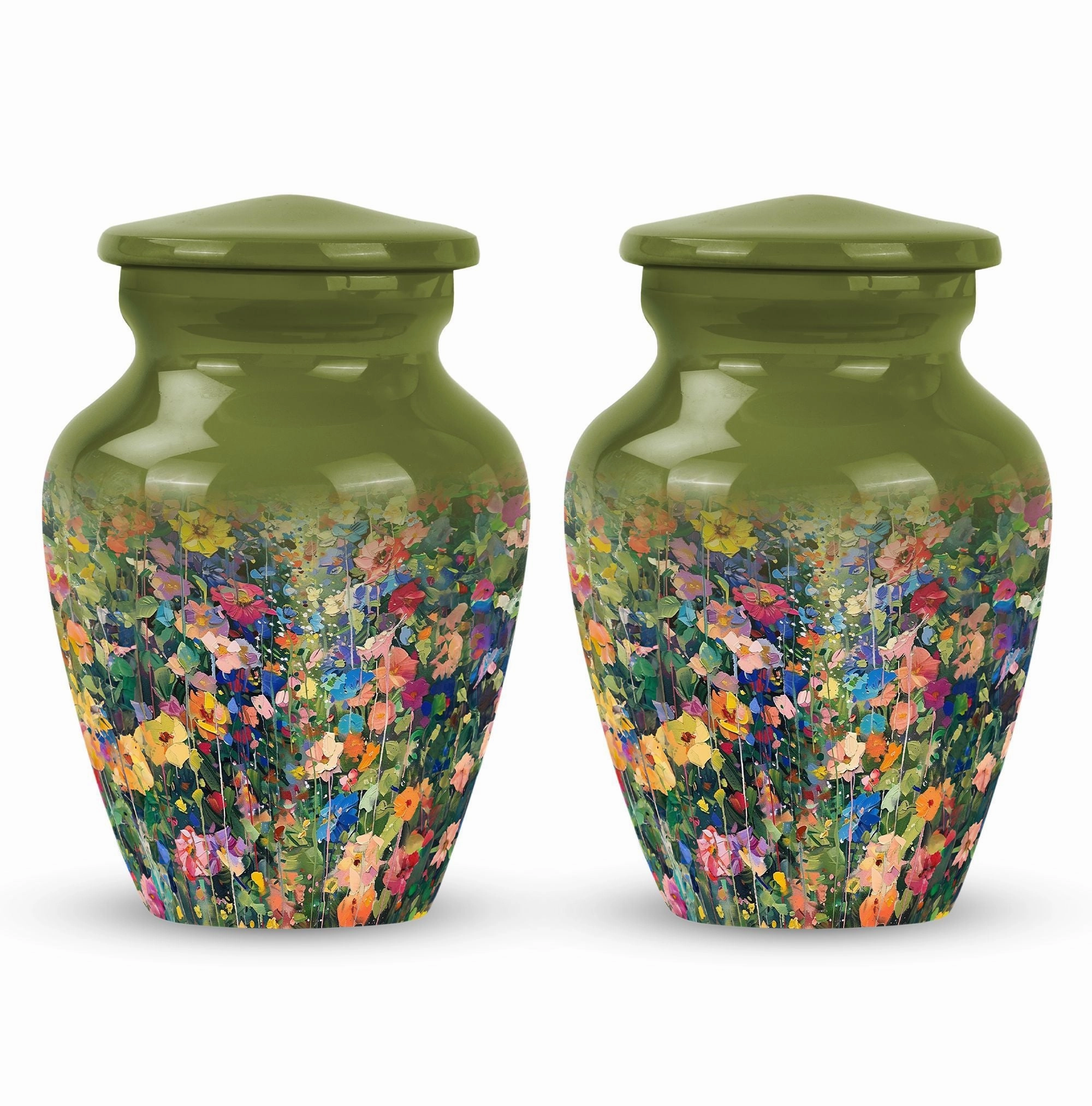 FLOWERS Urn Tribute: Classic-Style Memorial Urn for Male Adults