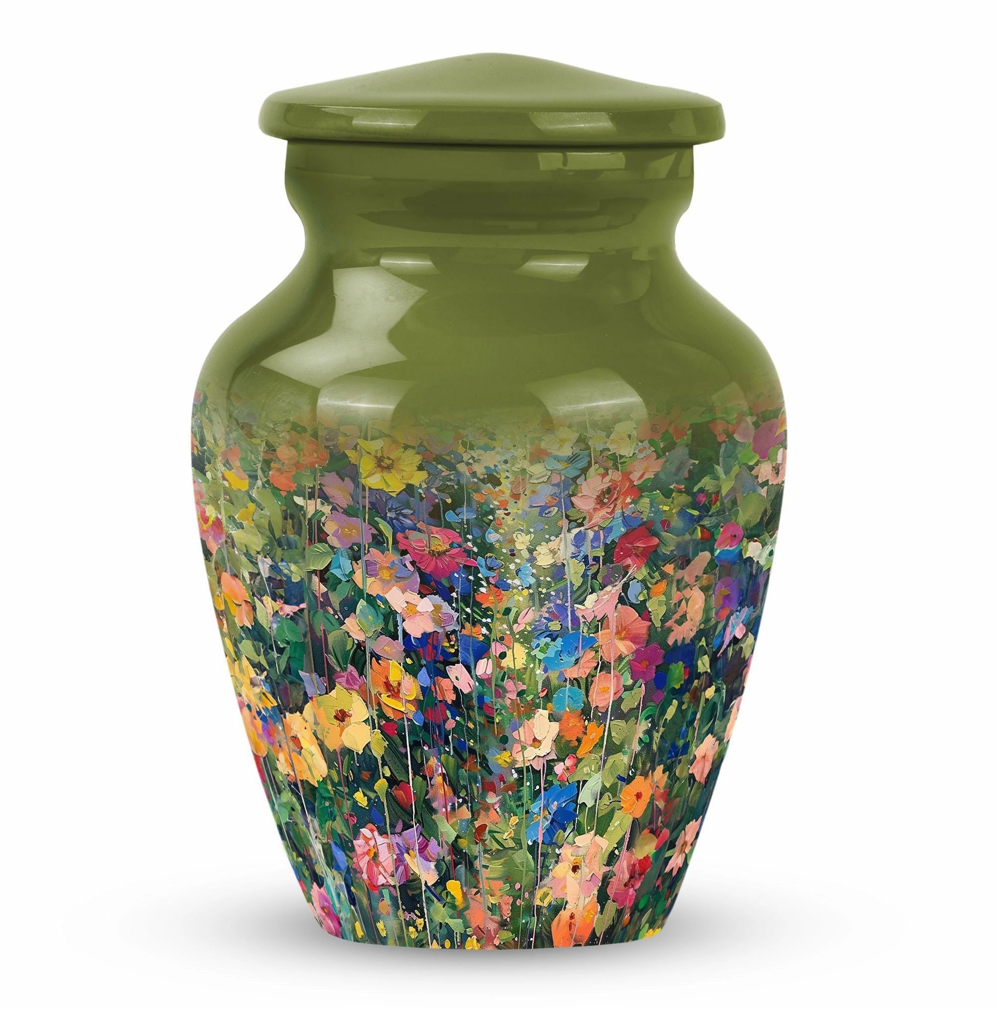 FLOWERS Urn Tribute: Classic-Style Memorial Urn for Male Adults