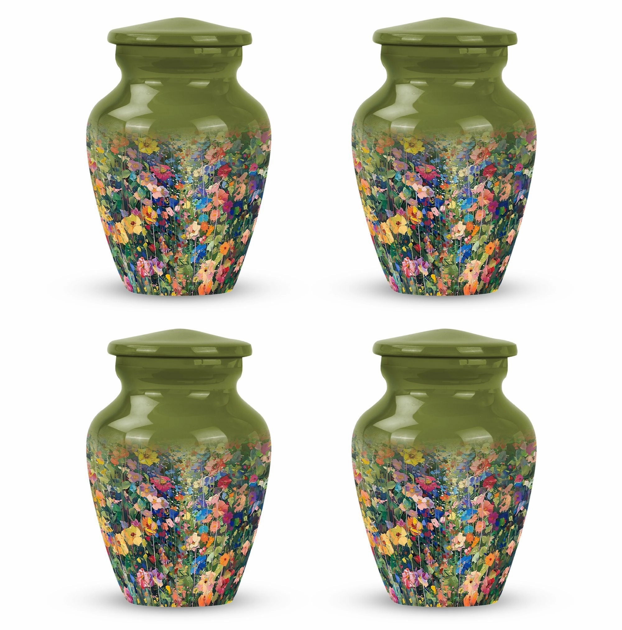 FLOWERS Urn Tribute: Classic-Style Memorial Urn for Male Adults