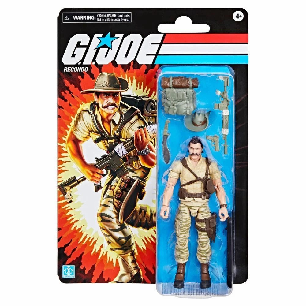 G.I. Joe F9867 Classified Series Retro Cardback, Recondo, 6" Action Figure