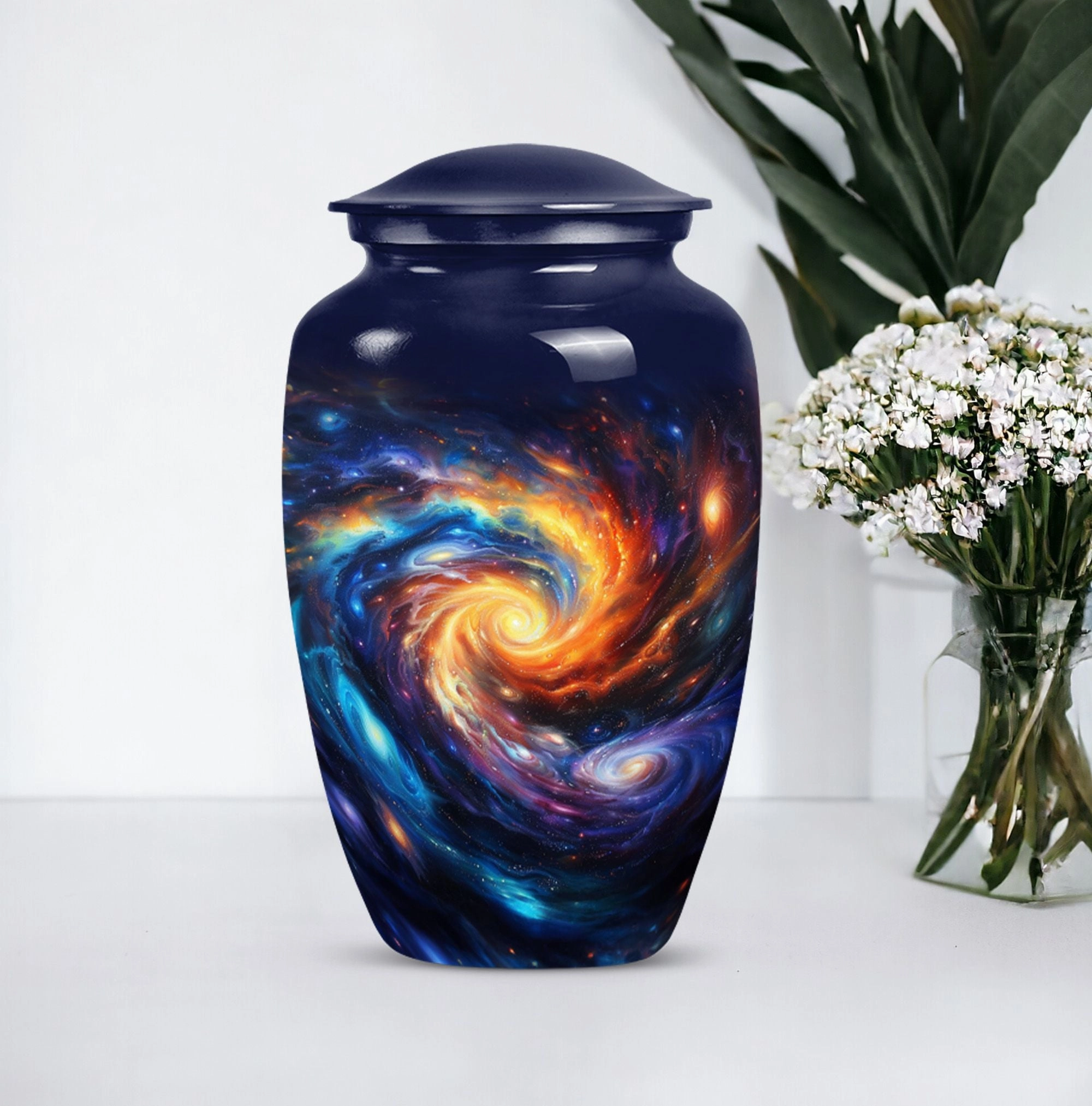 Galaxy Urn: Memorial Urn for Ashes of Adult Men