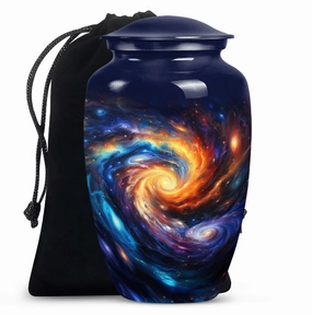 Galaxy Urn: Memorial Urn for Ashes of Adult Men