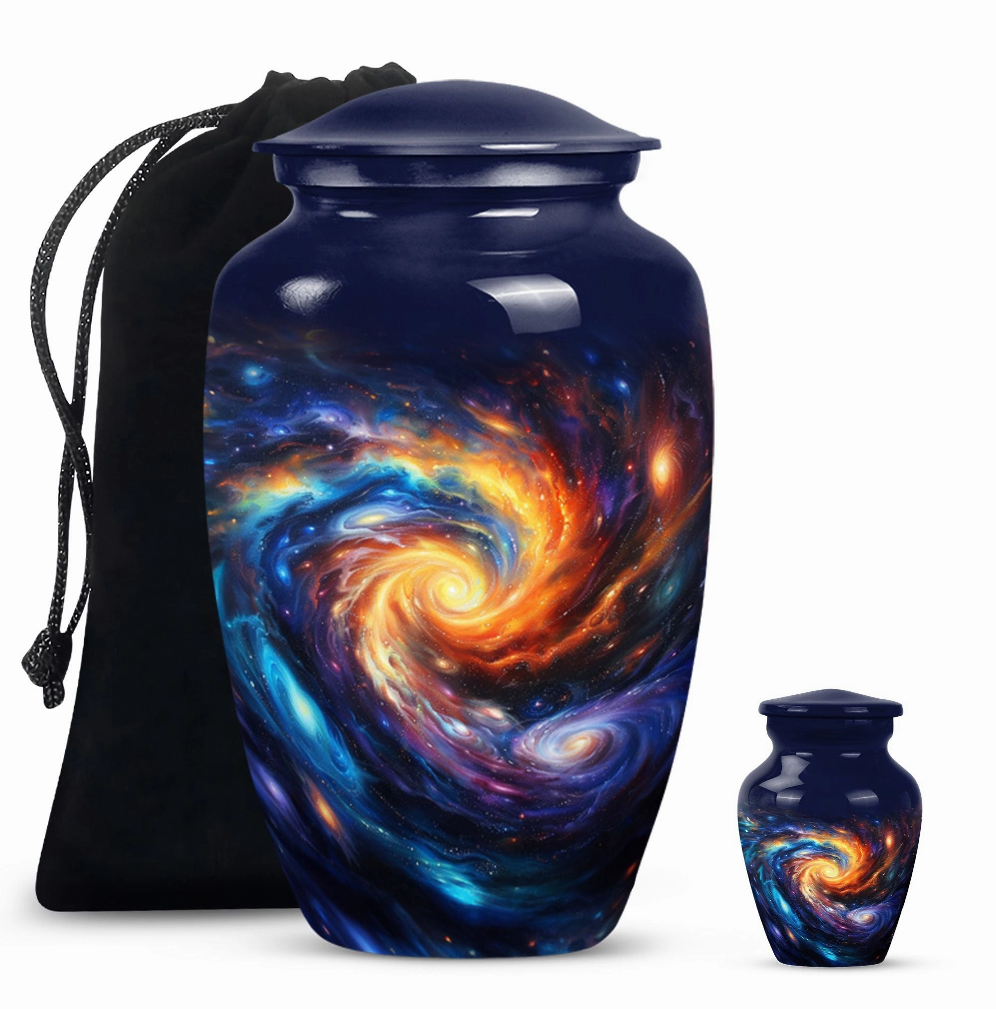 Galaxy Urn: Memorial Urn for Ashes of Adult Men