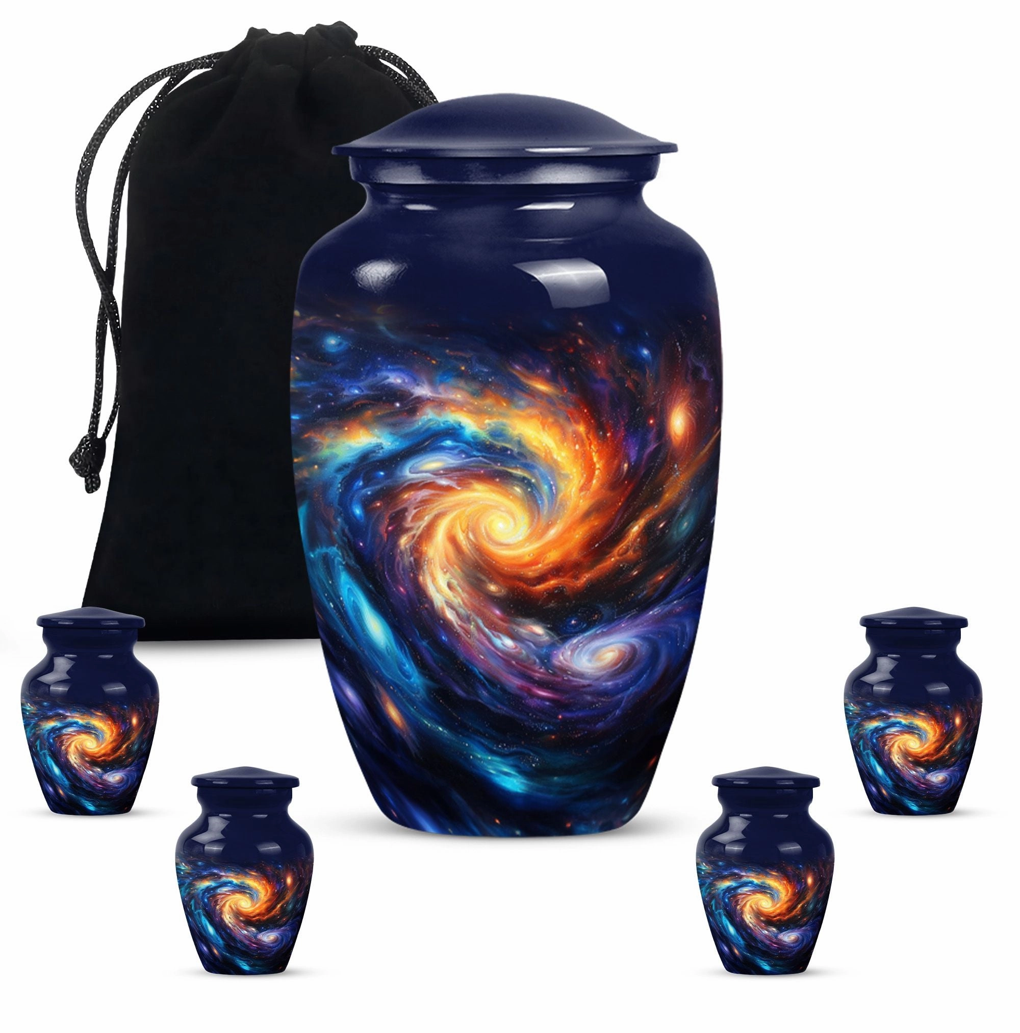 Galaxy Urn: Memorial Urn for Ashes of Adult Men