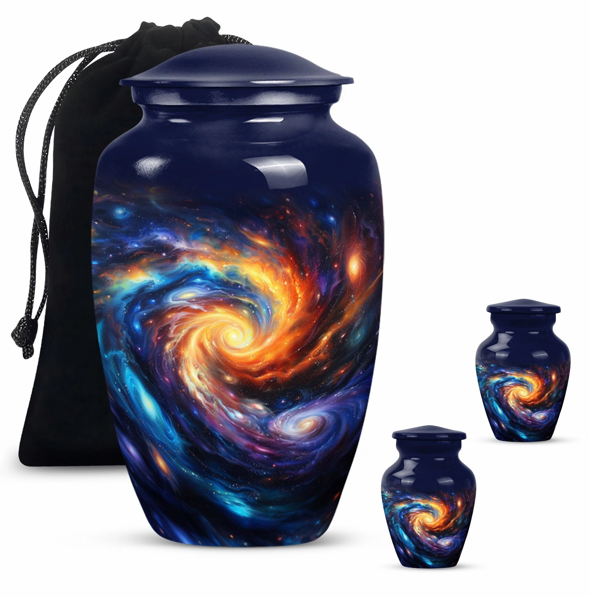 Galaxy Urn: Memorial Urn for Ashes of Adult Men