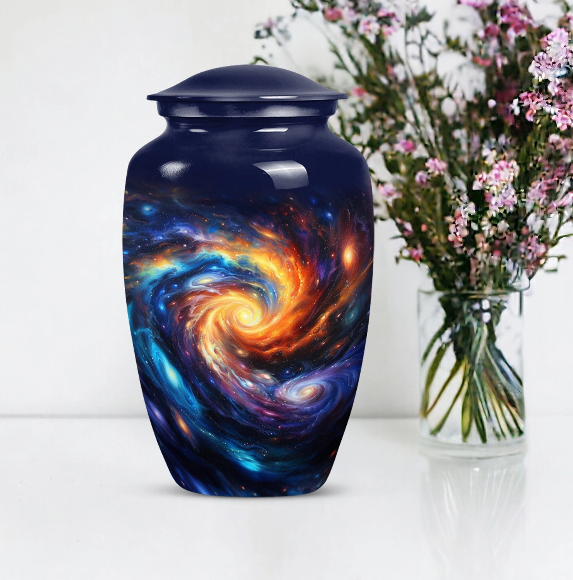 Galaxy Urn: Memorial Urn for Ashes of Adult Men