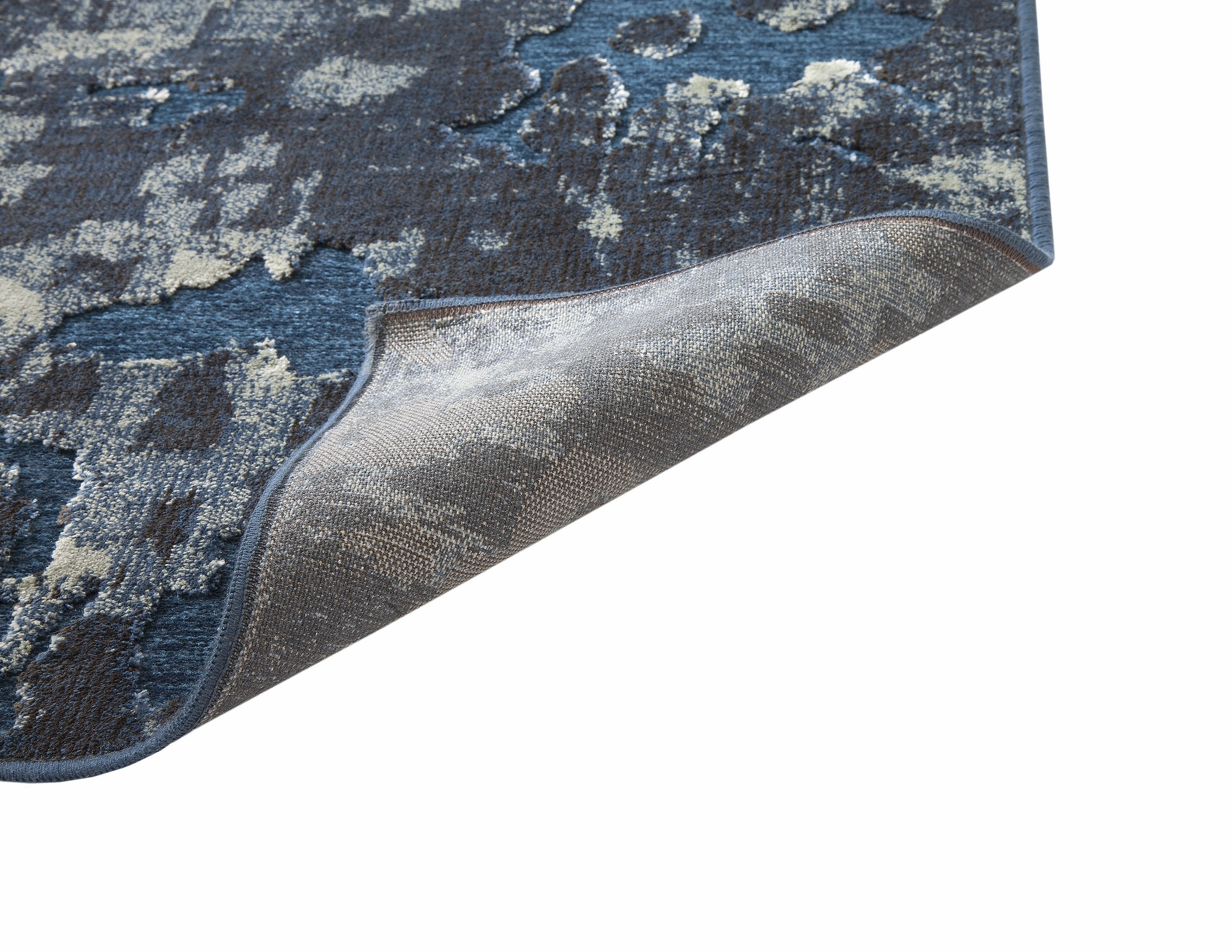 Huston Area Rug BLUE/IVORY