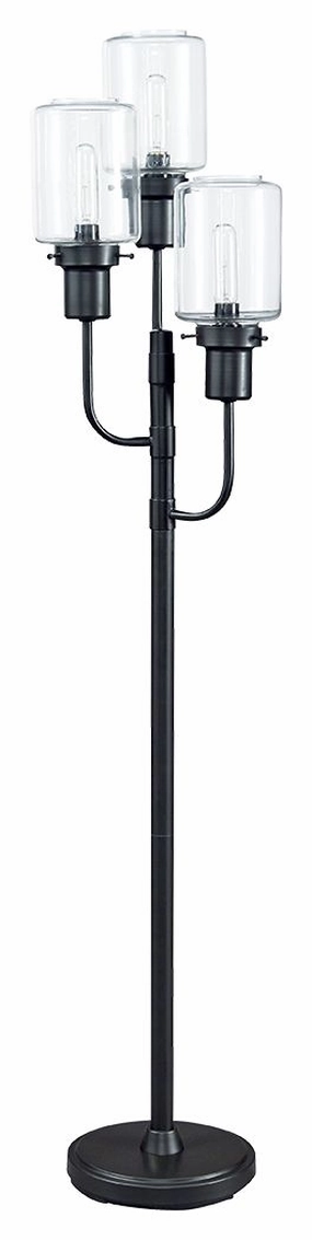 Jaak Bronze Finish Metal Floor Lamp