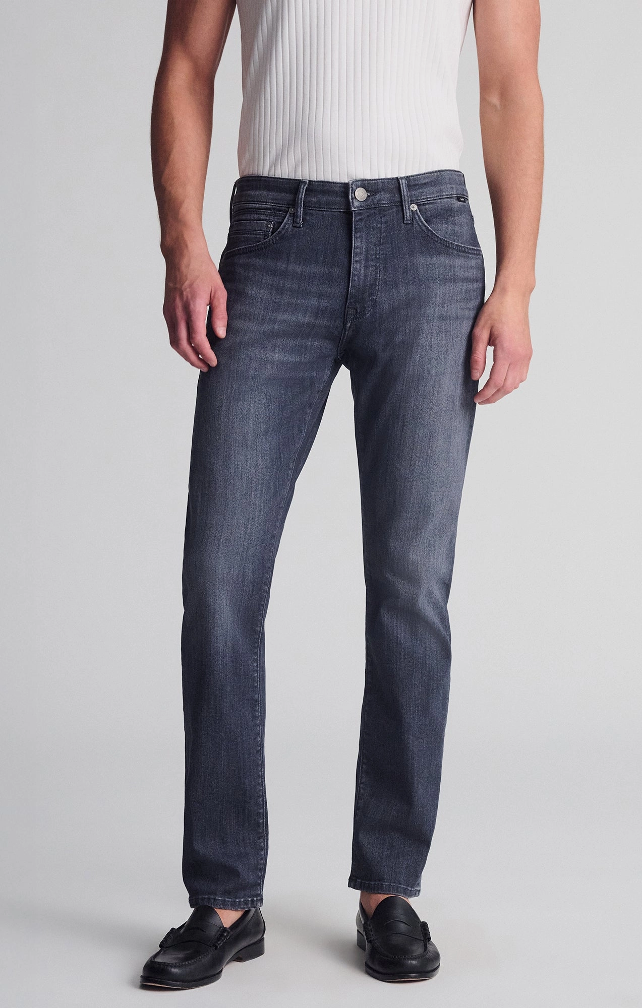 JAKE SLIM LEG IN DARK SMOKE WILLIAMSBURG