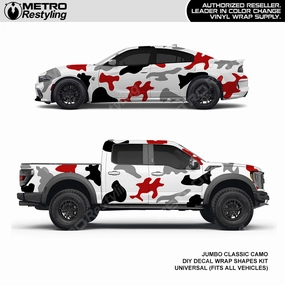 Jumbo Camouflage Wrap Shapes DIY Kit
