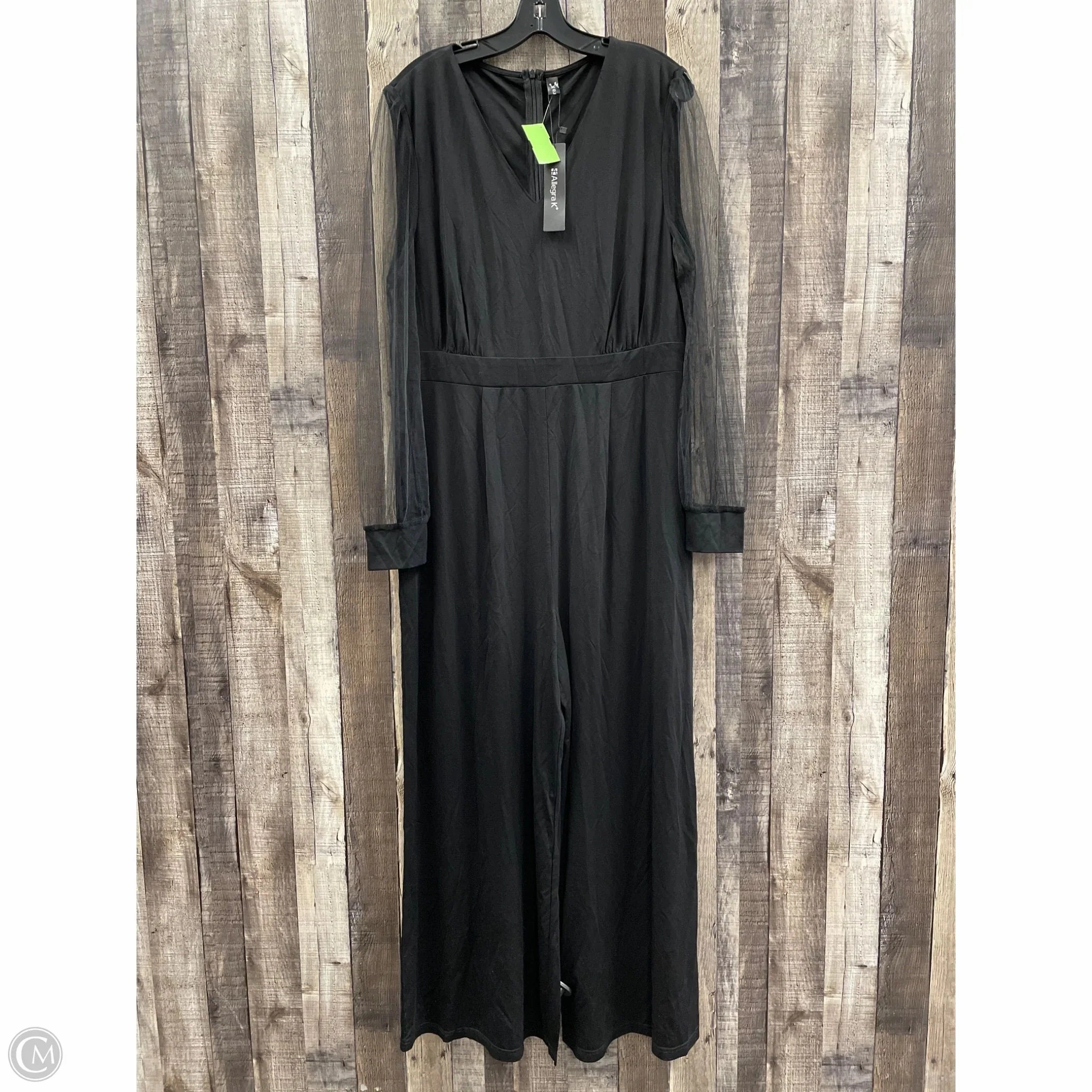 Jumpsuit By Allegra K In Black, Size: Xxl