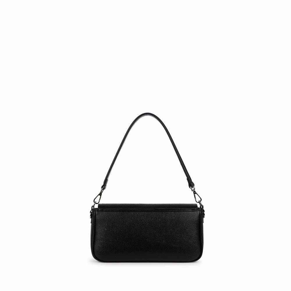 Le Mathilda - Sac à main 2-en-1 en cuir vegan noir