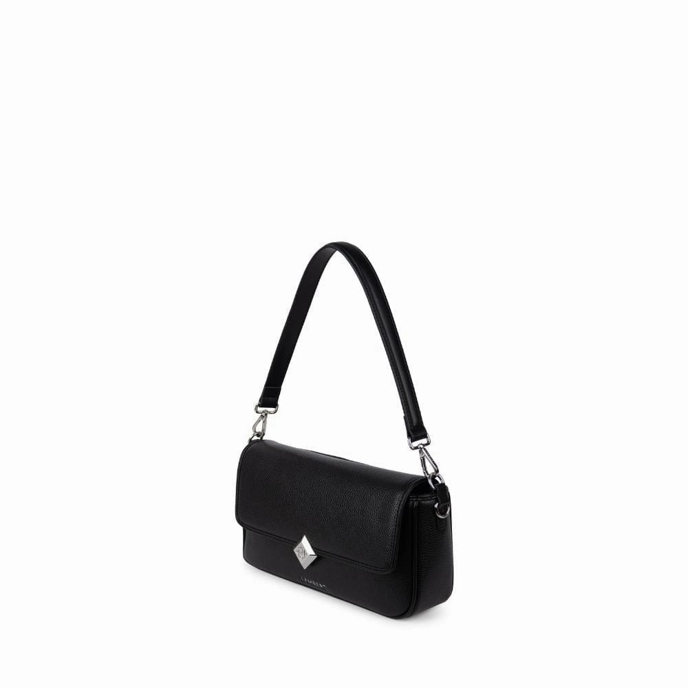 Le Mathilda - Sac à main 2-en-1 en cuir vegan noir