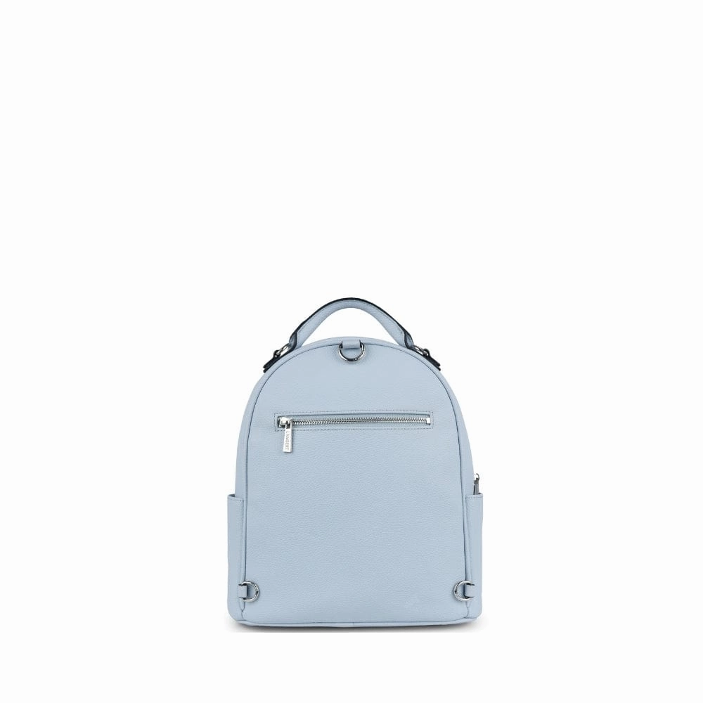 Le Maude - Sac à dos 3-en-1 en cuir vegan azure