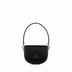 Le Naomi - Sac à main 2-en-1 en cuir vegan noir