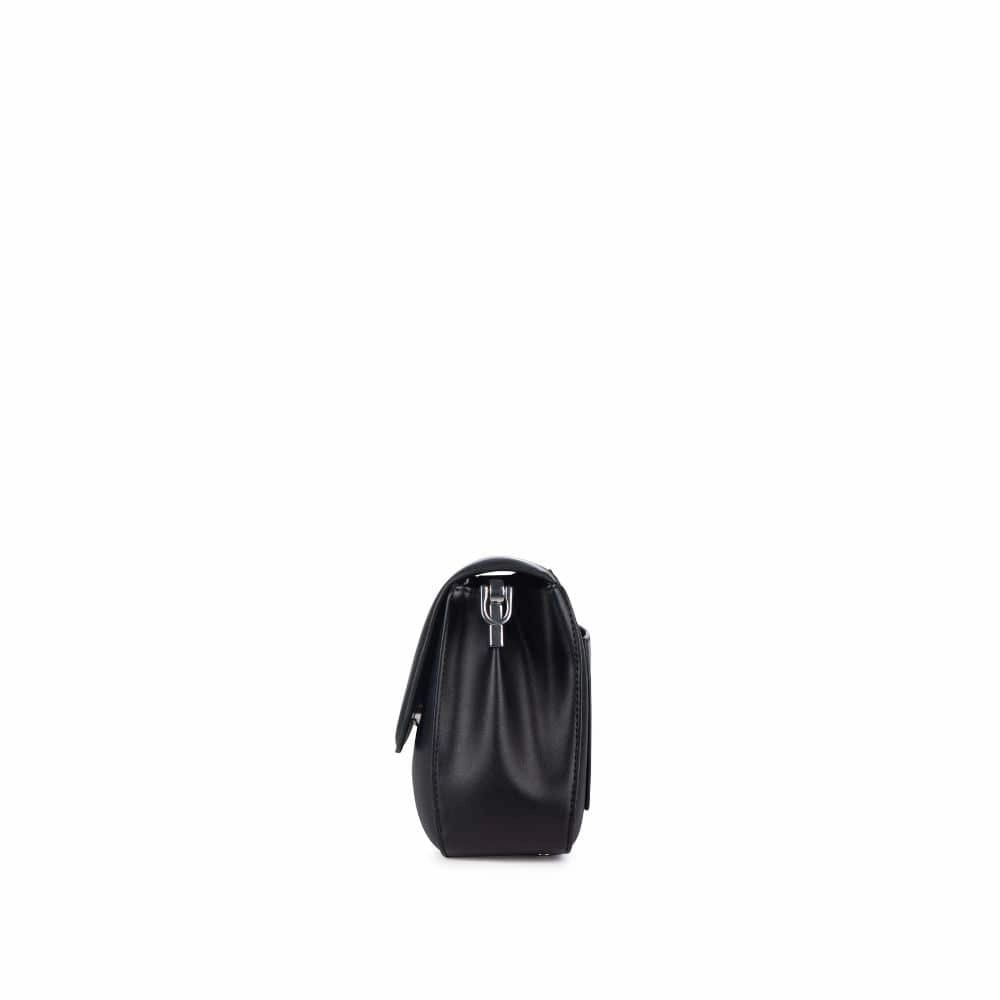 Le Sam - Sac à main 2-en-1 en cuir vegan noir