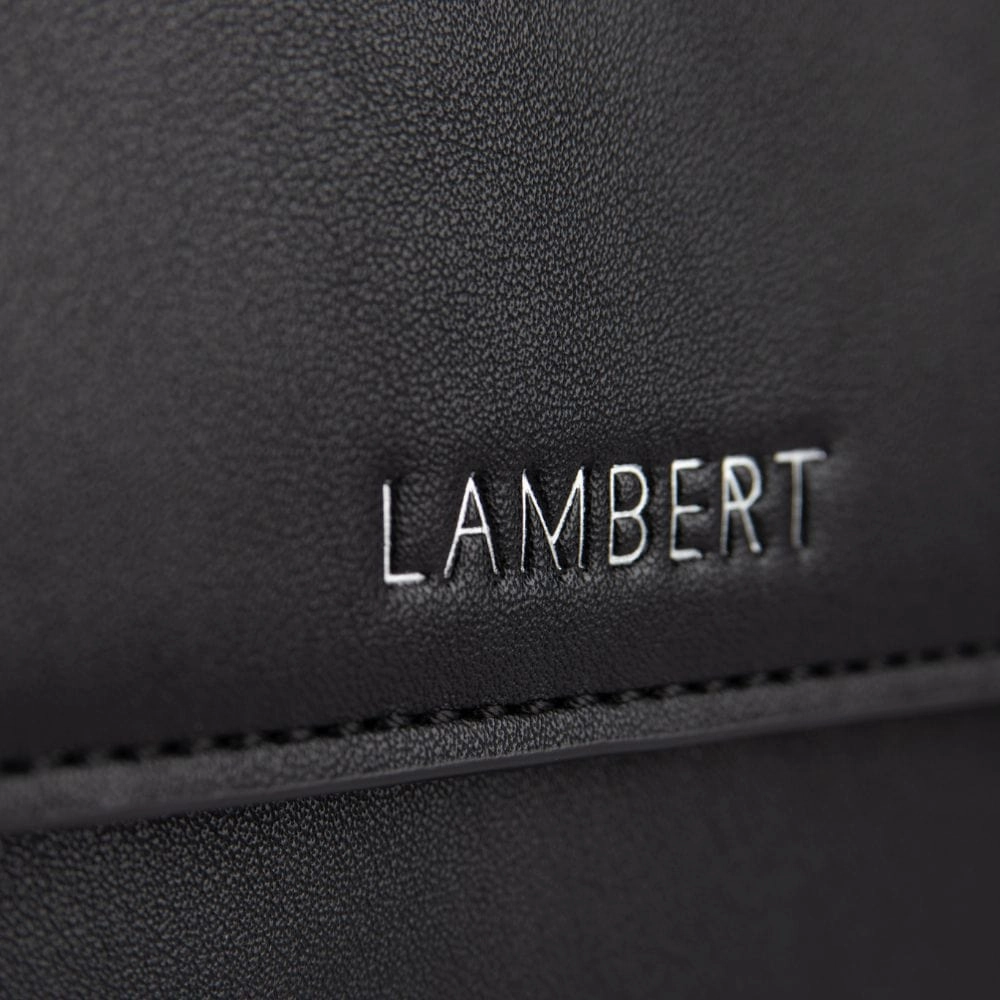 Le Sam - Sac à main 2-en-1 en cuir vegan noir