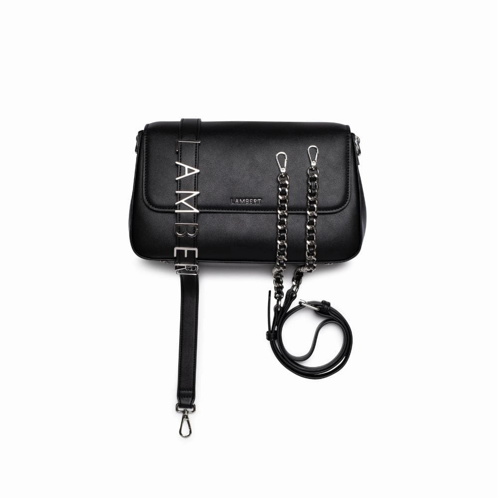 Le Sam - Sac à main 2-en-1 en cuir vegan noir