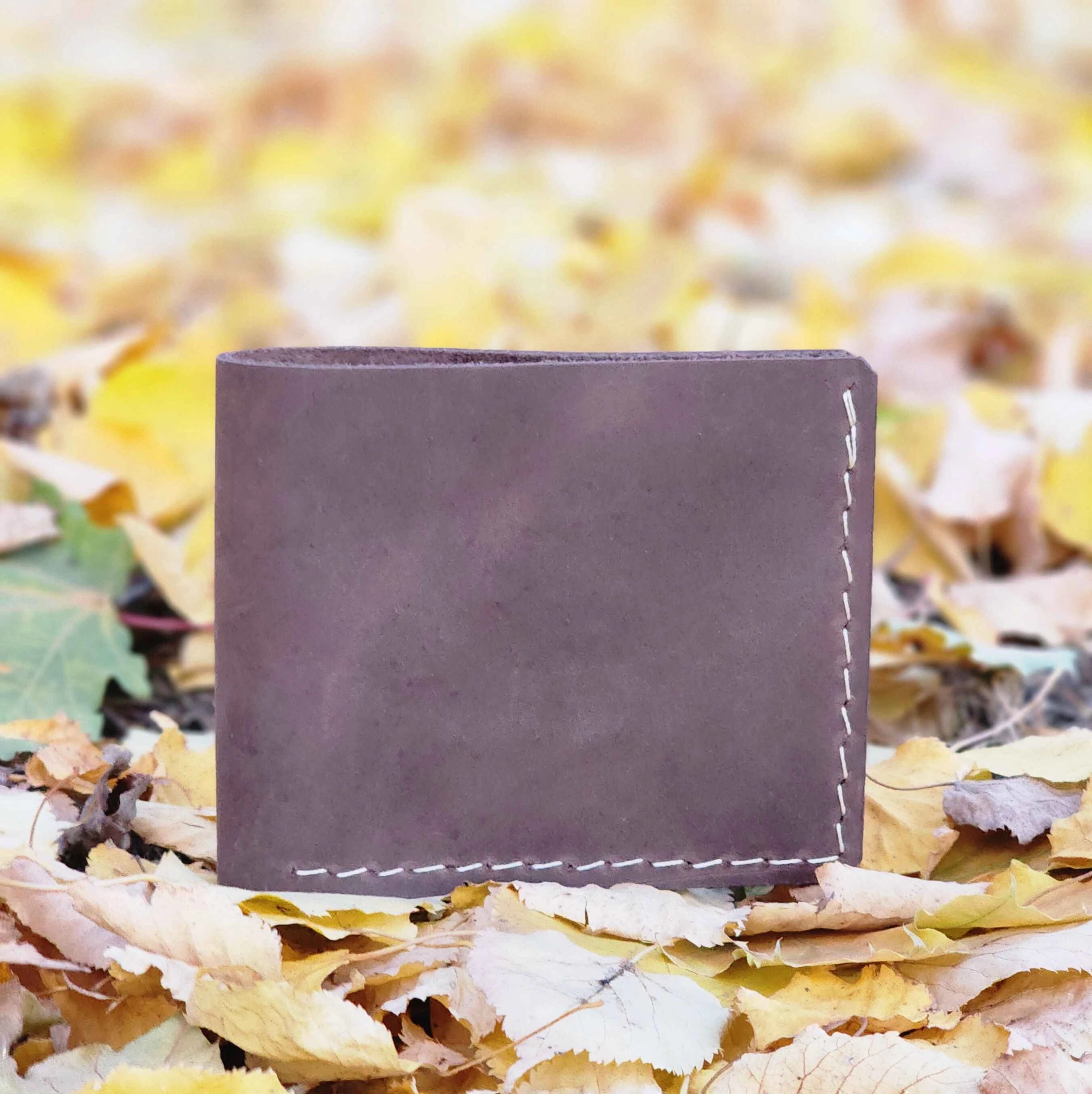 Lucid - Brown BiFold Full-Grain Leather Wallet