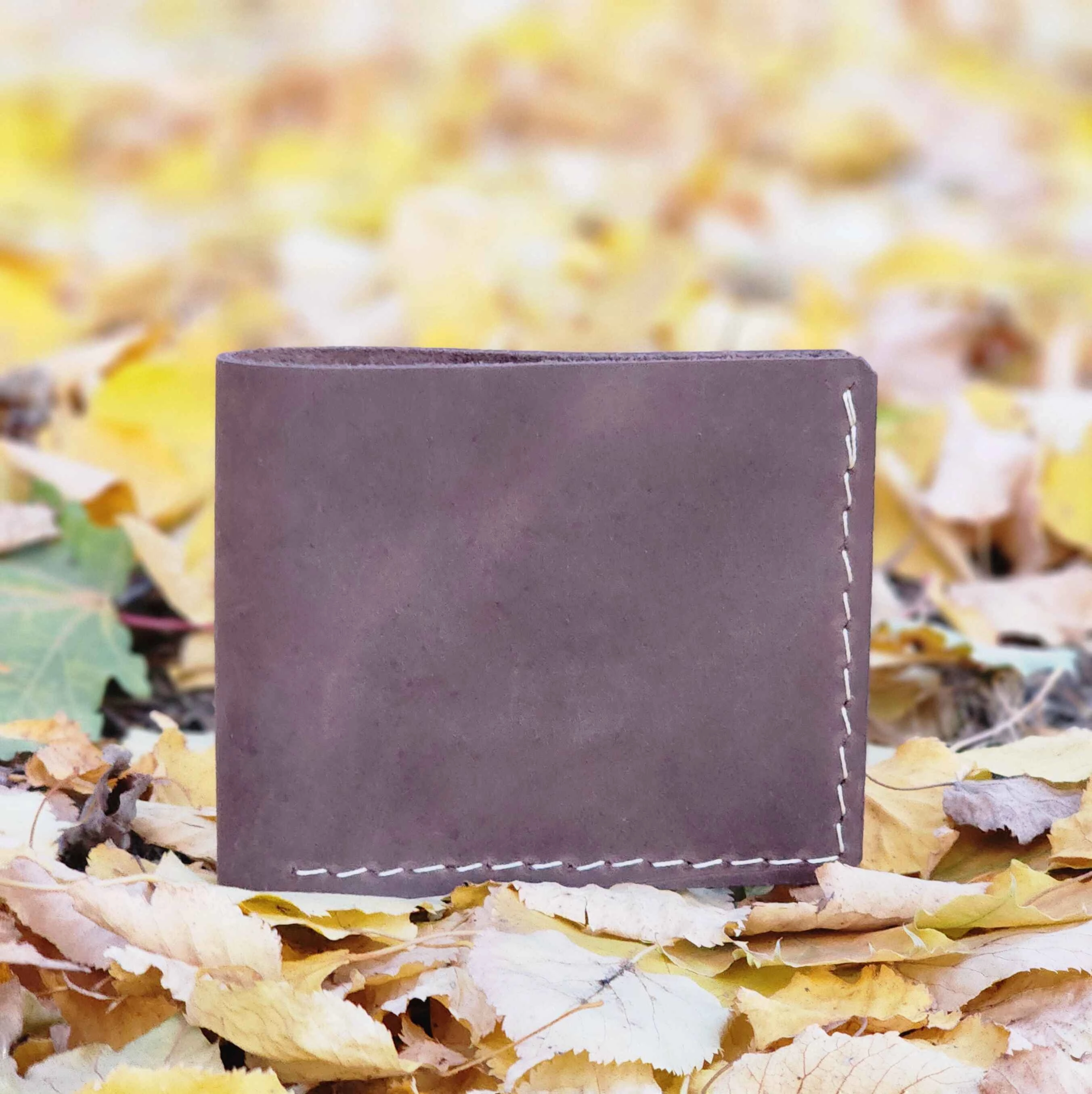 Lucid - Brown BiFold Full-Grain Leather Wallet
