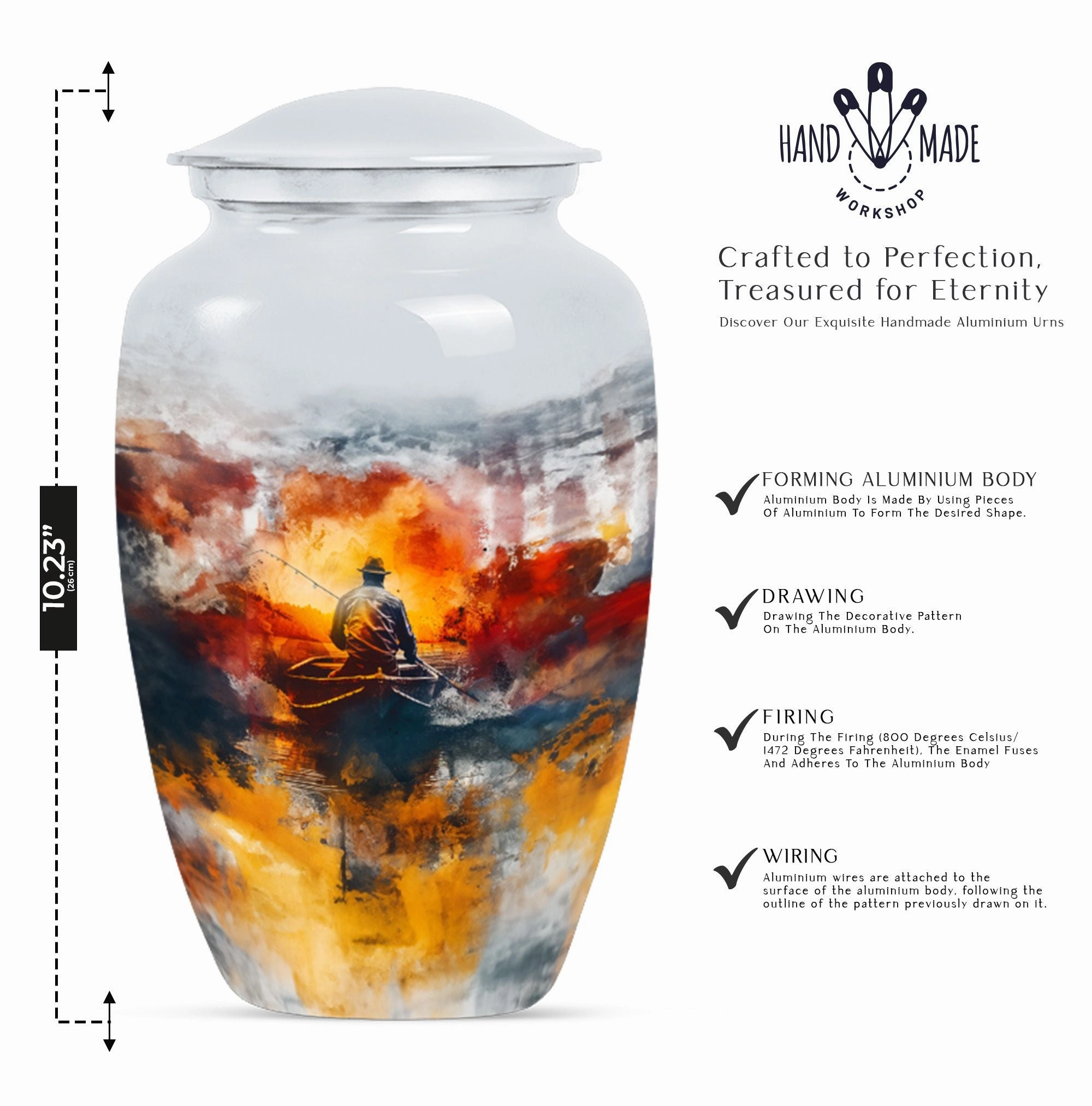 Maternal Affection: An Elegant Interpretation of Mother Love Urn