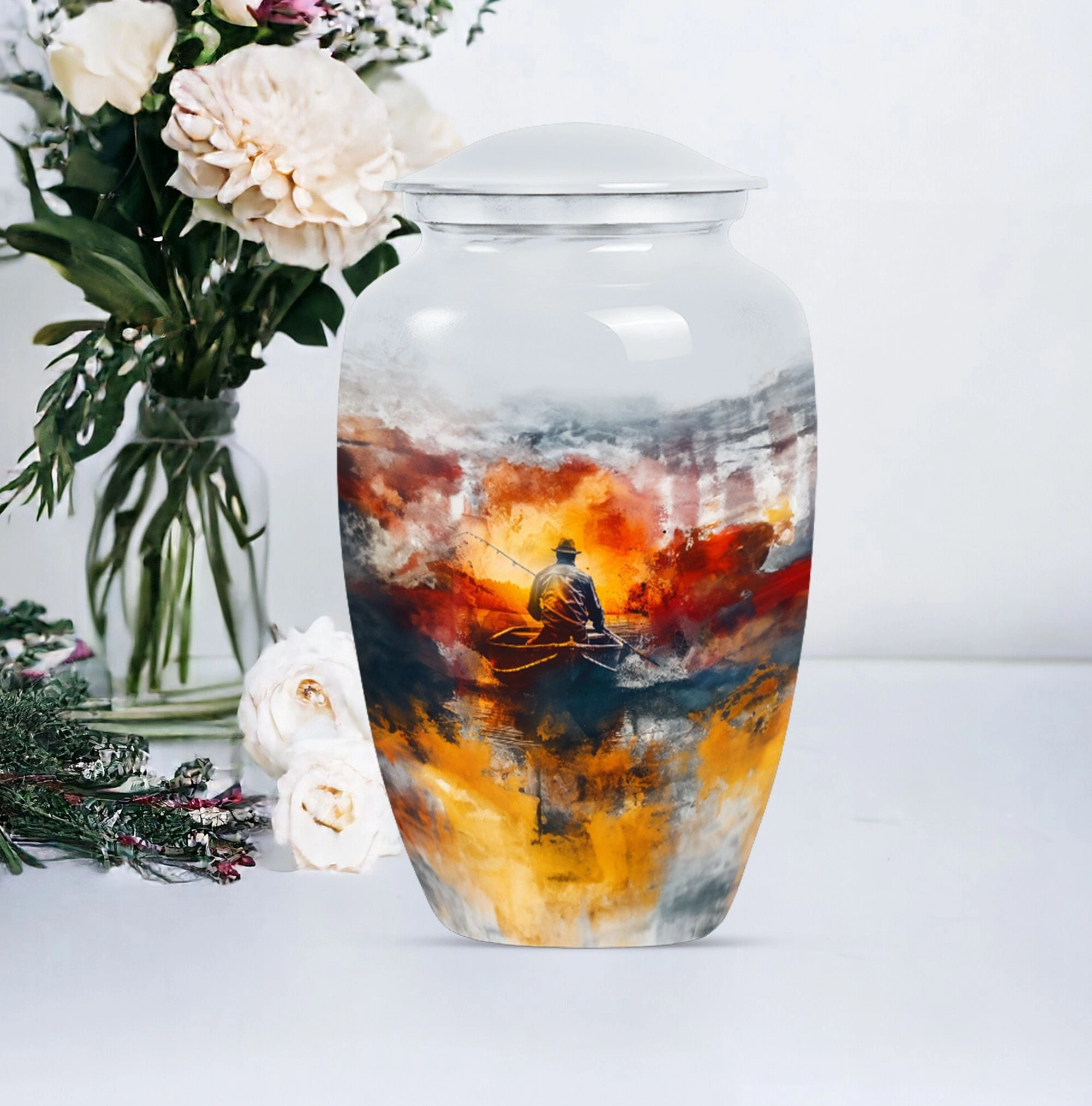 Maternal Affection: An Elegant Interpretation of Mother Love Urn