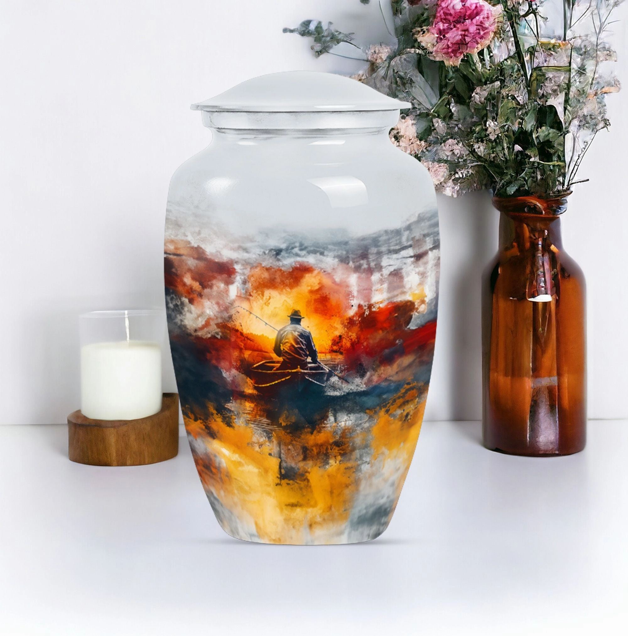 Maternal Affection: An Elegant Interpretation of Mother Love Urn