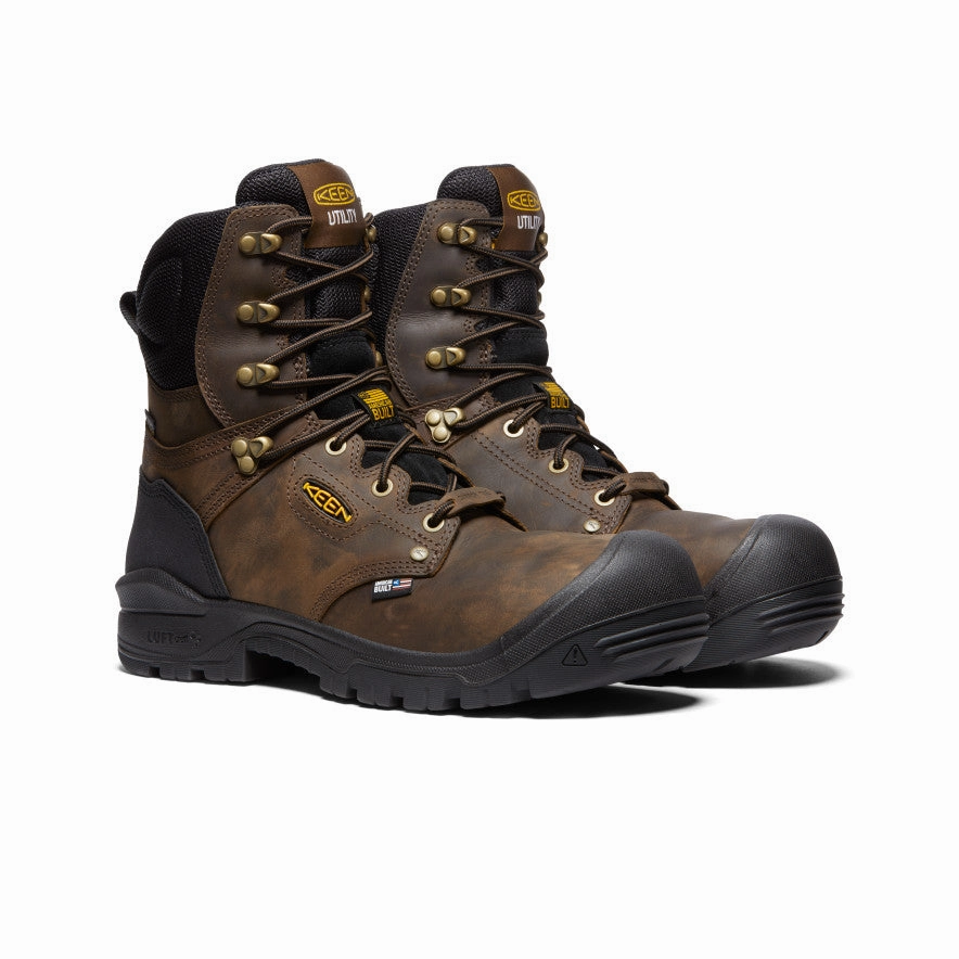 Men's Independence 8" Waterproof Boot (Carbon Toe)  |  Dark Earth/Black