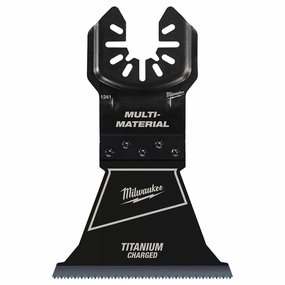 Milwaukee 49-25-1243 - OPEN-LOK™ 2-1/2" TITANIUM CHARGED™ Bi-Metal Multi-Material Multi-Tool Blades 3PK