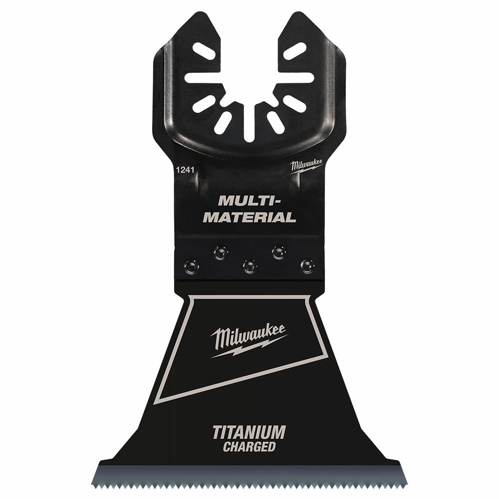 Milwaukee 49-25-1243 - OPEN-LOK™ 2-1/2" TITANIUM CHARGED™ Bi-Metal Multi-Material Multi-Tool Blades 3PK