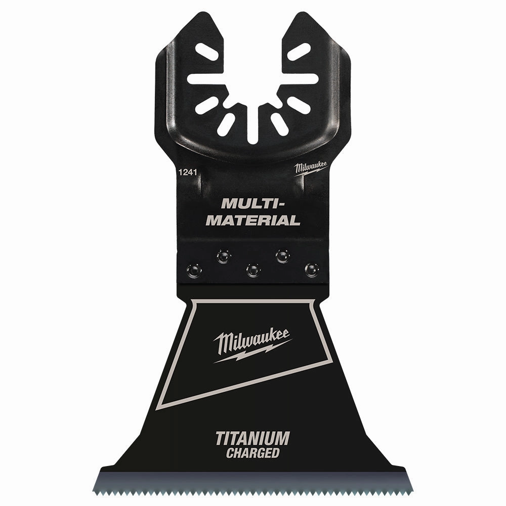 Milwaukee 49-25-1249 - OPEN-LOK™ 2-1/2" TITANIUM CHARGED™ Bi-Metal Multi-Material Multi-Tool Blades 10PK