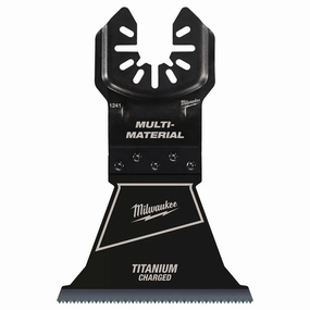 Milwaukee 49-25-1249 - OPEN-LOK™ 2-1/2" TITANIUM CHARGED™ Bi-Metal Multi-Material Multi-Tool Blades 10PK