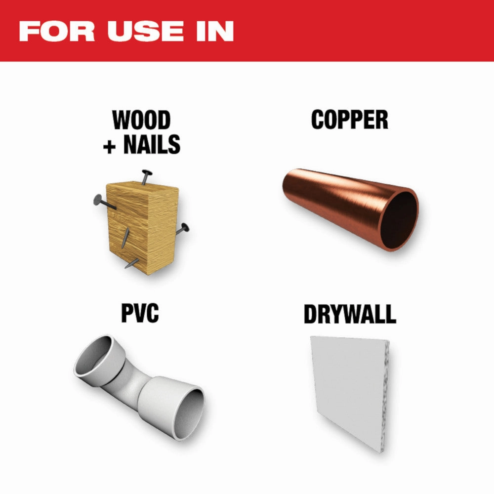 Milwaukee 49-25-1263 - OPEN-LOK™ 1-3/4" TITANIUM CHARGED™ Bi-Metal Multi-Material Multi-Tool Blades 3PK