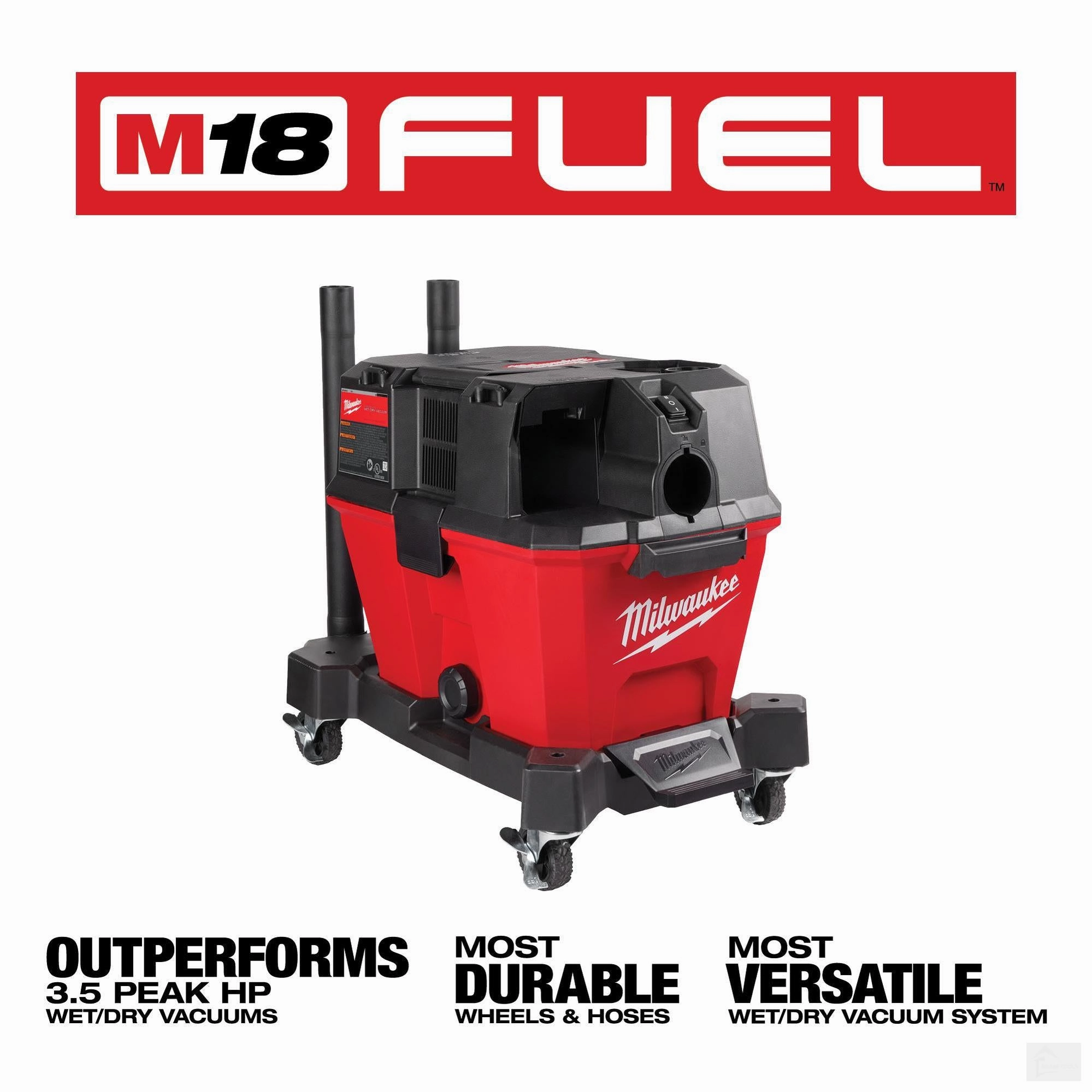 Milwaukee 6 Gallon M18 FUEL Wet/Dry Vacuums (0910-20)