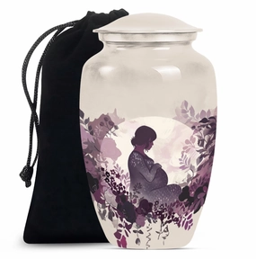 Mother & Man Tribute: Stately Aluminium Cremation Urn Duo