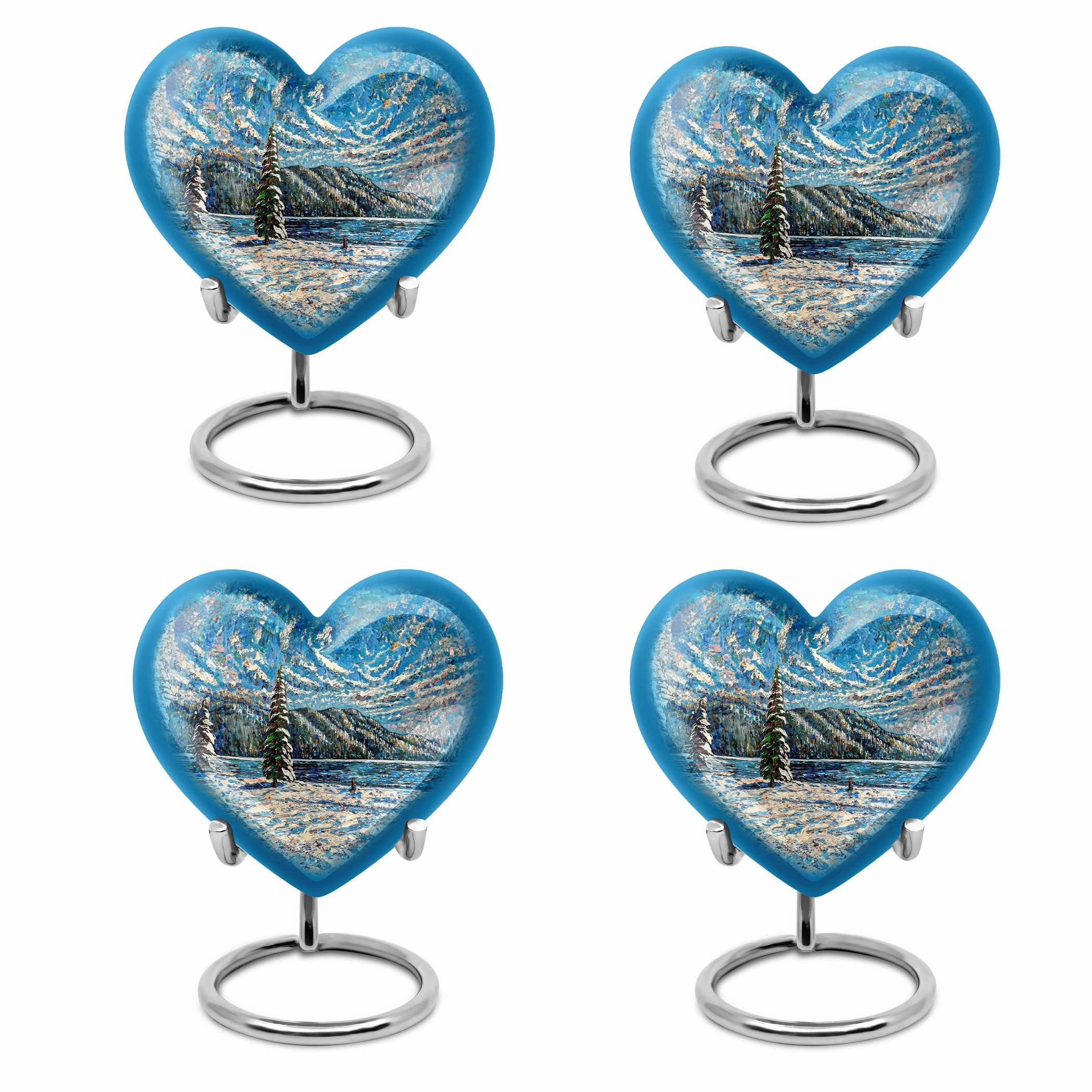 Mountains Urn Embrace - The Classic Cremation Treasure for Adults