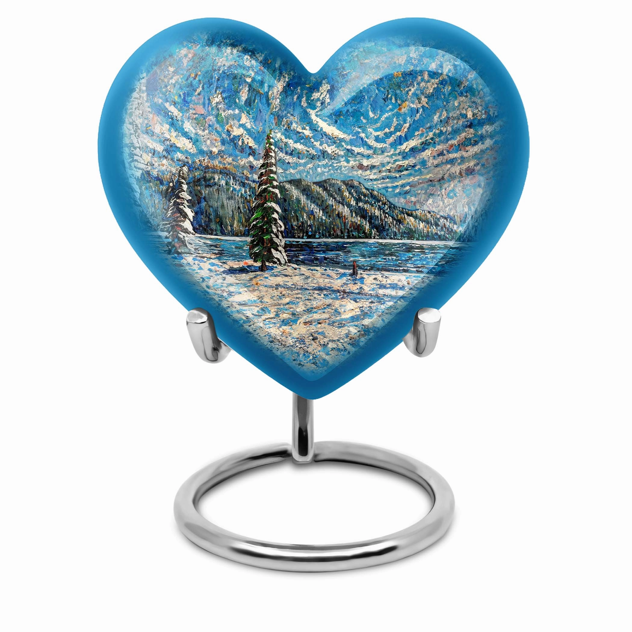 Mountains Urn Embrace - The Classic Cremation Treasure for Adults
