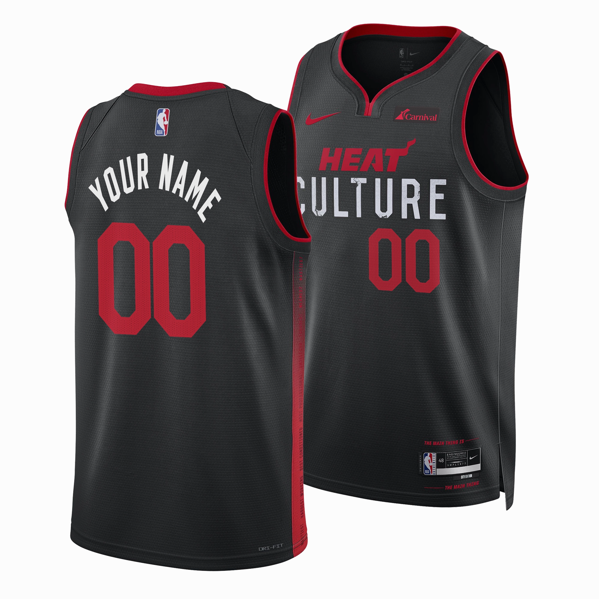 Personalized Nike HEAT Culture Swingman Jersey