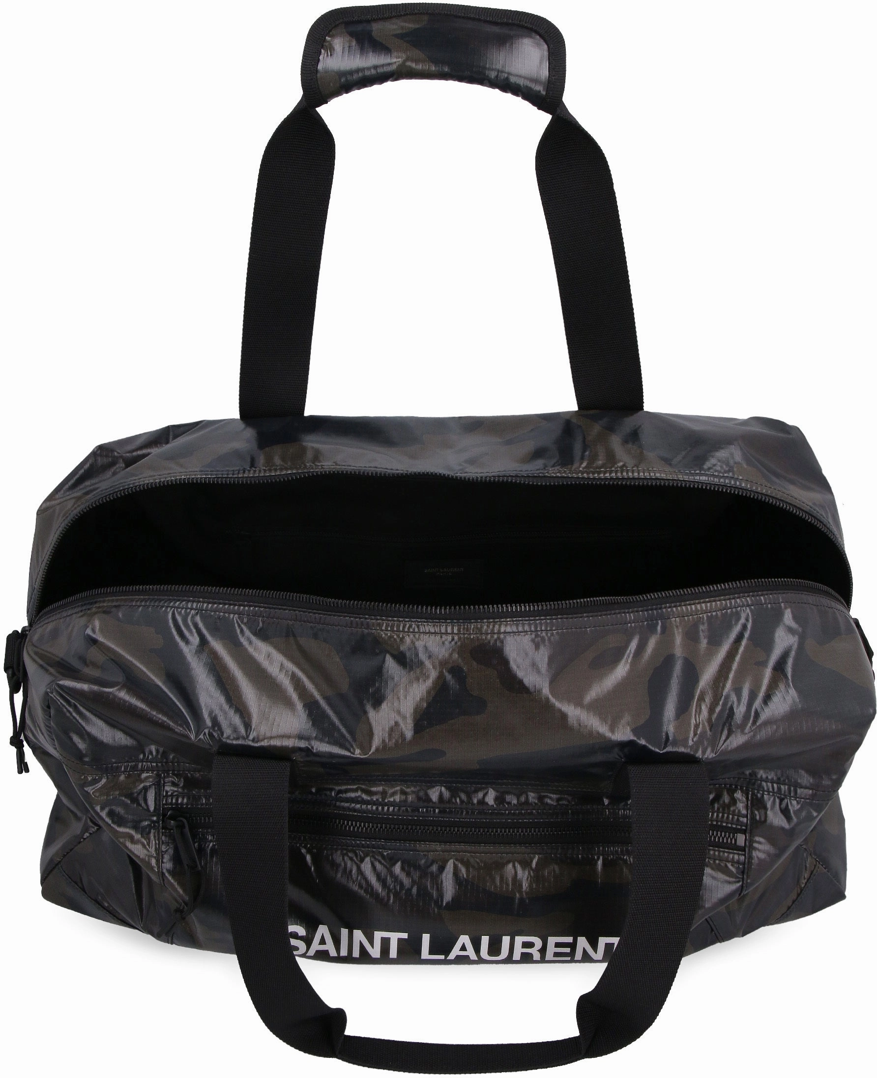 Saint Laurent NY Rip Logo Printed Duffle bag