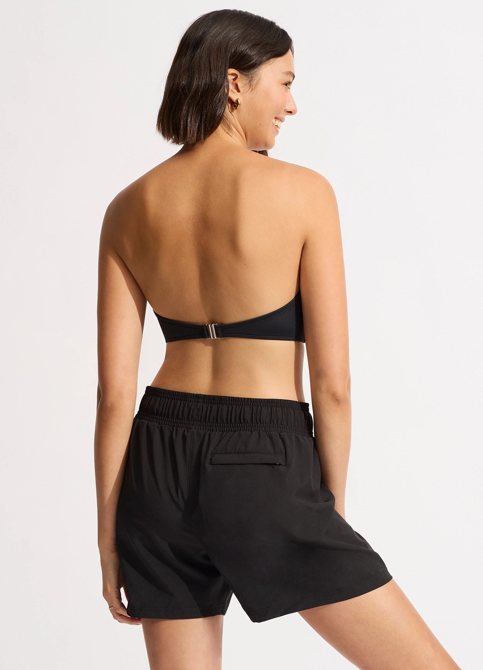 Seafolly Collective Bustier Bandeau - Black