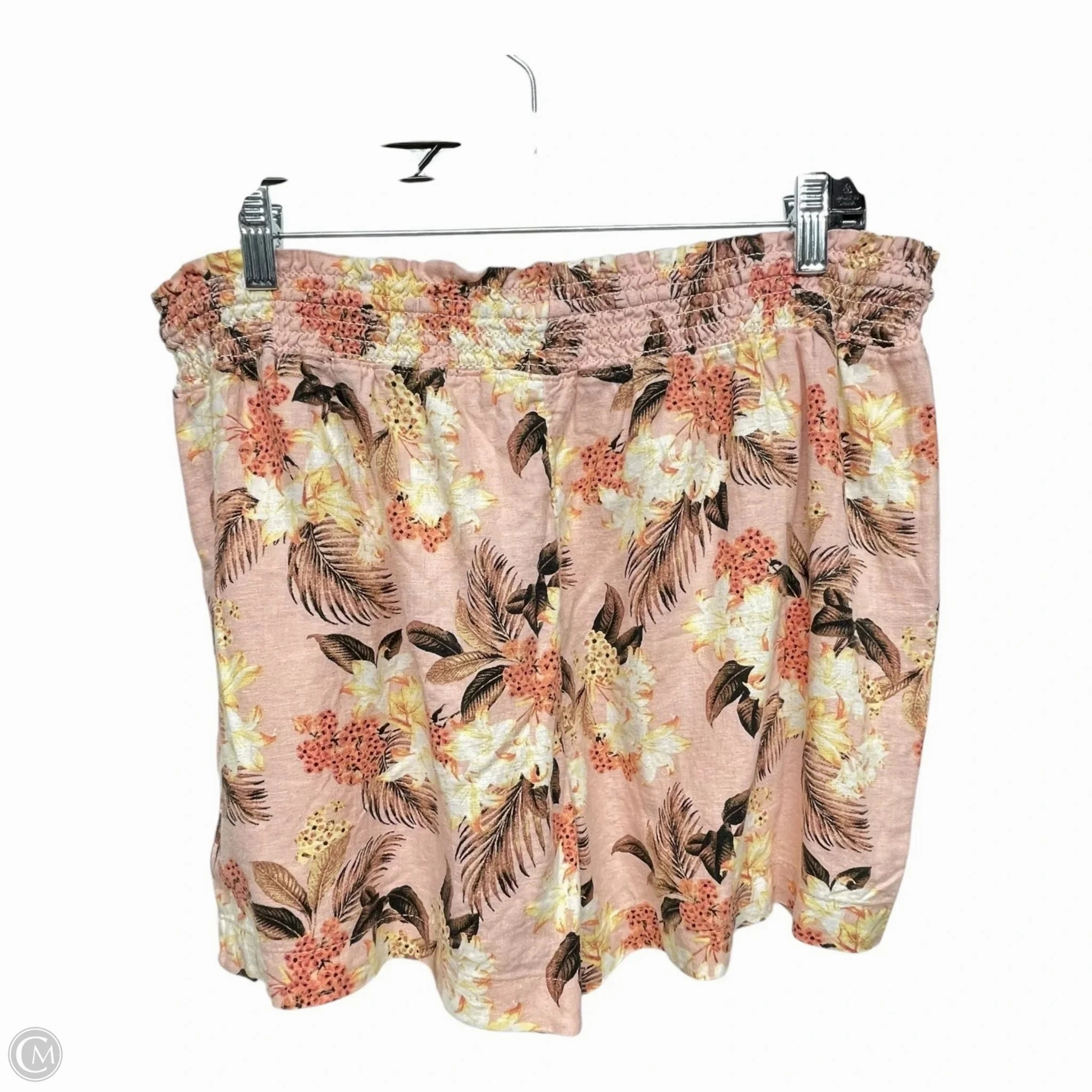 Shorts By Time And Tru In Floral Print, Size: L