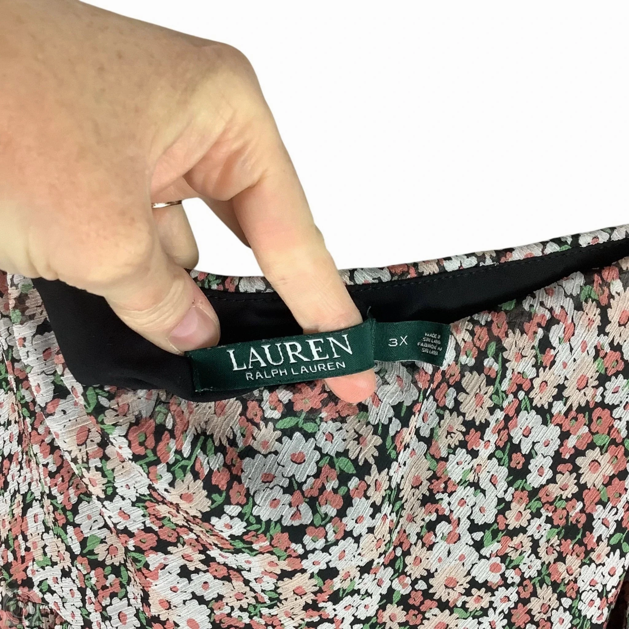 Skirt Maxi By Ralph Lauren In Floral Print, Size: 3x