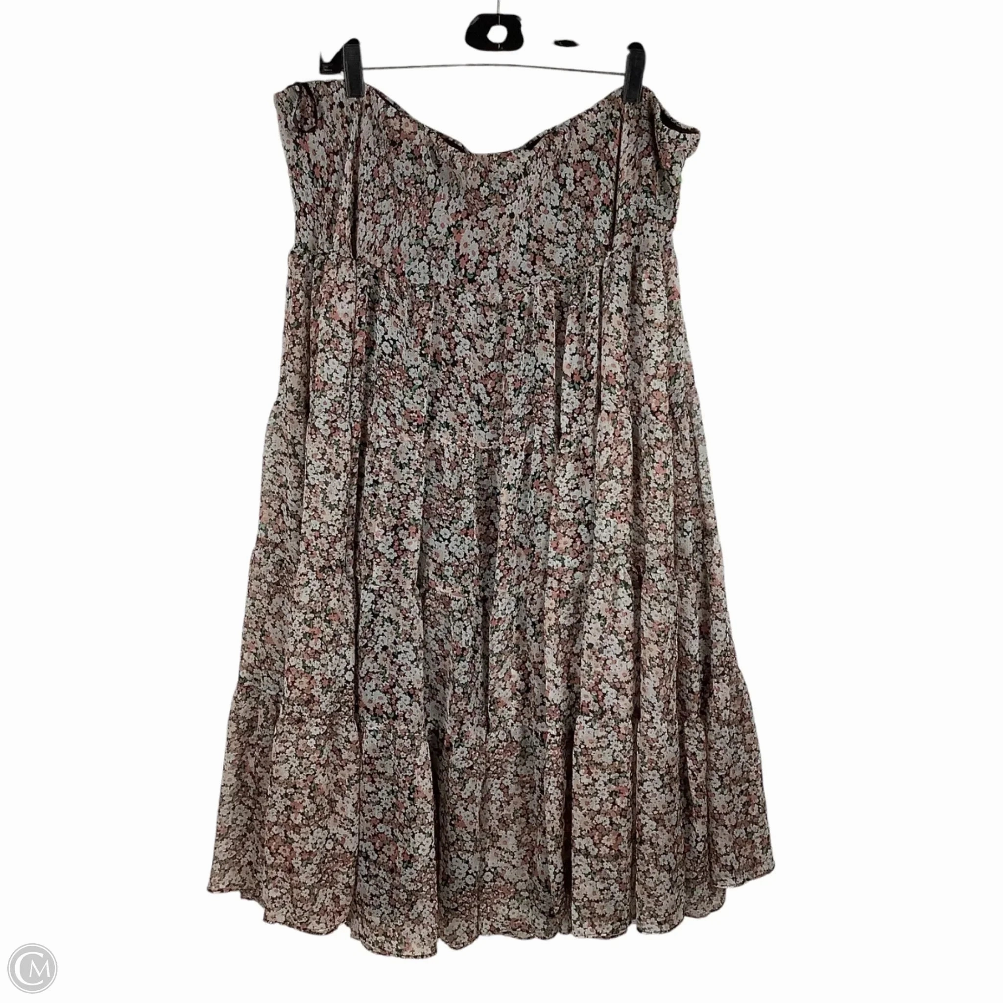 Skirt Maxi By Ralph Lauren In Floral Print, Size: 3x